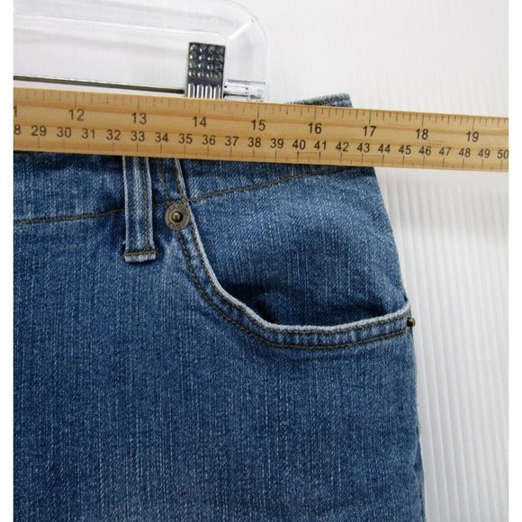 Lands End Jeans 14 Bootcut Original Fit Classic Waist Denim Pants Y2K - Picture 3 of 10